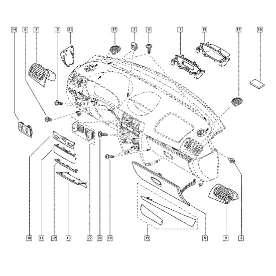 Mais Torpıdo Çıtası Yenı Symbol 7701478652 Mais Torpıdo Çıtası Yenı Symbol 7701478652 yedek parça