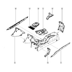 Mais Vites Kolu Alt Çerçevesi Megane Iv 969138946R