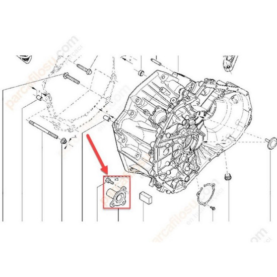 Mais Vıtes Kutusu Kılavuz Burcu Kıt Dc4 Tl4 305015152R Mais Vıtes Kutusu Kılavuz Burcu Kıt Dc4 Tl4 305015152R yedek parça