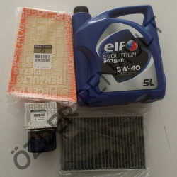 Megane 3 - III Yağ Bakım Seti (Yağ Filtre ve Hava Filtre+Polen Filtresi 5/40 5 Lt Elf Motor) 8200768927 - 8200820859 - 272774936R Megane 3 - III Yağ Bakım Seti (Yağ Filtre ve Hava Filtre+Polen Filtresi 5/40 5 Lt Elf Motor) 8200768927 - 8200820859 - 272774936R