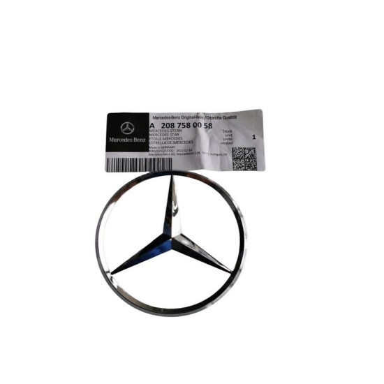 Mercedes Bagaj Yıldızı Arması CLK Serisi 1996-2002 W208 W210 A2087580058 Mercedes Bagaj Yıldızı Arması CLK Serisi 1996-2002 W208 W210 A2087580058 yedek parça