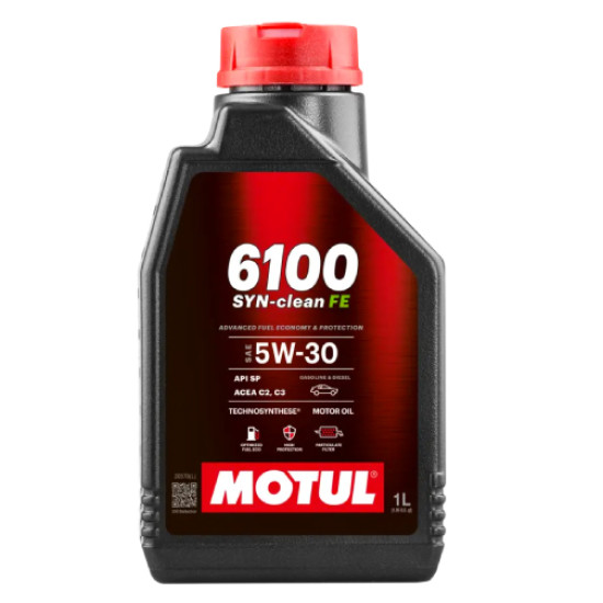 MOTUL Motul 6100 SYN-clean FE 5W30 Motor Yağı 1 Litre 5W30MOT1 yedek parça