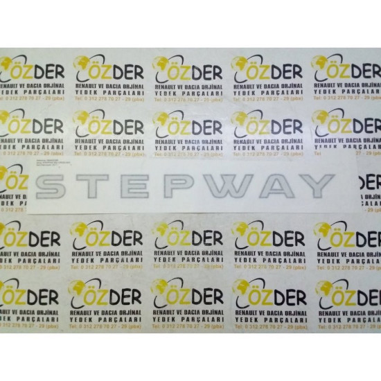 Sandero 1 - I Stepway Yazısı Monogram 990464194R Sandero 1 - I Stepway Yazısı Monogram 990464194R yedek parça