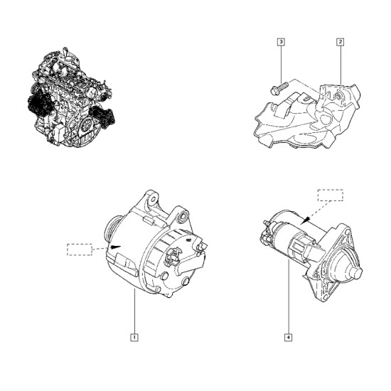 Orjinal Alternatör 210A Espace 8200960538 Orjinal Alternatör 210A Espace 8200960538 yedek parça