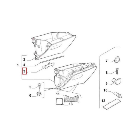 Orjinal Durdurucu Egea 52005497 yedek parça