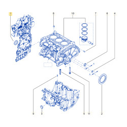 Orjinal H4B Blok Boş 408/412 110116559R Orjinal H4B Blok Boş 408/412 110116559R