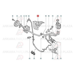 Orjinal Hidrolik Direksiyon Pompası Muhavazası Clıo 8200650824