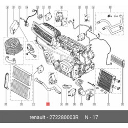 Orjinal Kalorıfer Klıma Hortumu Laguna Iıı 272280003R