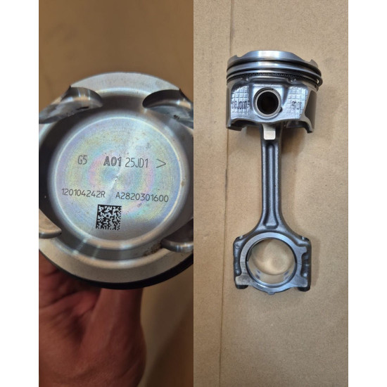 Orjinal Piston Kolu + Piston 76Mm Std Megane Iv Talısman 1.5 K9K (Takım 4Ad) 120A15003R yedek parça