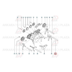 Orjinal Vites Ayırma Çatalı Mili (3) Dc4 Tl4 328823946R