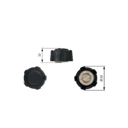 Dacia RAPRO Radyatör Yedek Su Depo Kapagi 8200048024 DOKKER DUSTER LODGY LOGAN SANDERO CITAN