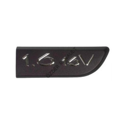 Megane 2 - II Ön Kapı Çıtası Bandı Yazısı Sağ Siyah Monogram 8200209148