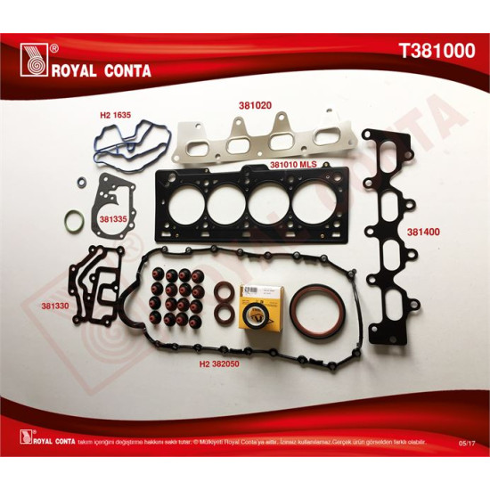 Renault ROYAL Takim Conta 7701471886 CLIO LAGUNA MEGANE yedek parça