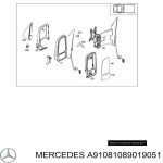Mercedes VIEW MAX Dis Dikiz Aynasi Sol A9108108901 W907 910 SPRENTER