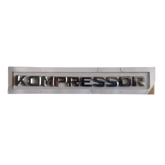 Mercedes Kompressor Yazısı Monogramı W202 W204 W208 W210 W211 A2038173015-A2028172215 Mercedes Kompressor Yazısı Monogramı W202 W204 W208 W210 W211 A2038173015-A2028172215 yedek parça
