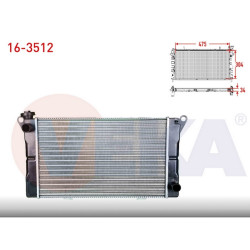 R12 Motor Su Radyatörü Mekanik 7702247461 - 7702189027 R12 Motor Su Radyatörü Mekanik 7702247461 - 7702189027
